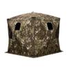 Barronett Blinds Pentagon Heavy-Duty, Portable Hunting Blind, 5-Sided Hub Blind, 600 Denier Fabric, Low Profile Windows, 4-Person, Crater Harvest, 72 x 96 x 96, PTHD550CH view 2