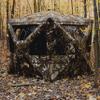 Barronett Blinds Pentagon Heavy-Duty, Portable Hunting Blind, 5-Sided Hub Blind, 600 Denier Fabric, Low Profile Windows, 4-Person, Crater Harvest, 72 x 96 x 96, PTHD550CH view 4