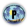 P Portsmouth North Carolina | Beach Landmark Stickers | Ocean, Sea, Lake, Sand, Surfing, Paddleboarding | Perfect for Cars, Windows, laptops, flasks, Water Bottles, Luggage view 1