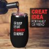 Archery Black Edition Wine Tumbler 12oz - Archery Repeat - Funny Gift For Archery Coach Athlete Hunt Target Shot Trainer Arrow Bow Sport view 2