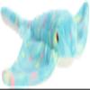 Aurora Adventurous Destination Nation Stingray Stuffed Animal - Global Exploration - Learning Fun - Aqua 19 Inches view 3