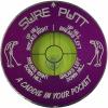 Sure Putt Pro - Golf Putting Aid & Green Reader - Purple - Golf Training Aid - Learn to Read Greens & Lower Your Scores - Golf Gift view 1