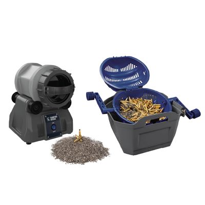 Frankford Arsenal Rotary Tumbler and Accessories with Media Separator, Cleaning Essentials, for Brass Cleaning, Reloading, and Gunsmithing