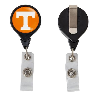 Desert Cactus University of Tennessee Retractable Badge Holder UT Knoxville Volunteers Vols ID Reel with Ticket Clip for Lanyard, Work, School & Office Access