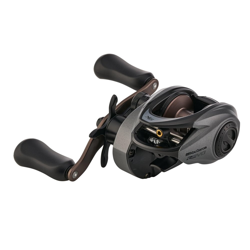 Abu Garcia Revo 5 SX Low Profile Fishing Reel, Right Handle Position, X2-Craftic Alloy Frame & Asymmetrical Body Design, Durable, Lightweight Fishing Reels