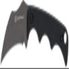 Smith&Wesson Accessories (8HT64) Smith & Wesson H.R.T Karambit Neck Knife 5.2 in Overall Length with 2 in Blade Length and Breakaway Lanyard,Black view 2