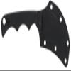 Smith&Wesson Accessories (8HT64) Smith & Wesson H.R.T Karambit Neck Knife 5.2 in Overall Length with 2 in Blade Length and Breakaway Lanyard,Black view 3