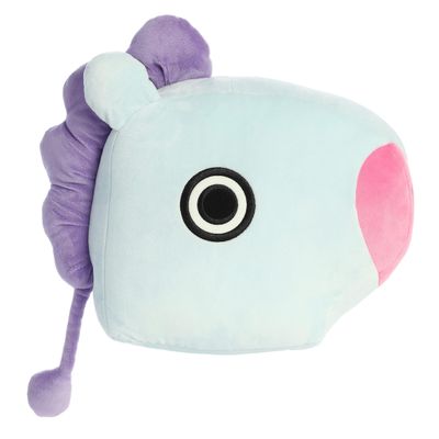 Aurora Lovable BT21 MANG Stuffed Animal - Collectible Fun - Delightful Cuteness - Blue 13.5 Inches