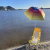 WGOS Beach Chair Beach Folding Chair for Adults Camping Chair High Back with Umbrella and Cooler Bag, Huge Shade, Portable & Lightweight for Beach, Outdoor, Camping (1, Fresh Banana Yellow) view 2
