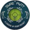 Sure Putt Pro - Golf Putting Aid & Green Reader - Blue - Golf Training Aid - Learn to Read Greens & Lower Your Scores - Golf Gift  view 1