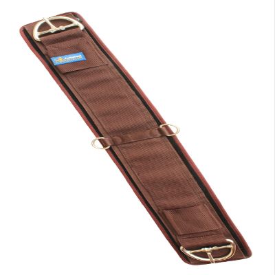 CHALLENGER Horse Western Straight Girth Straight Cinch Neoprene Non-Slip Tack Brown 9765BR-36