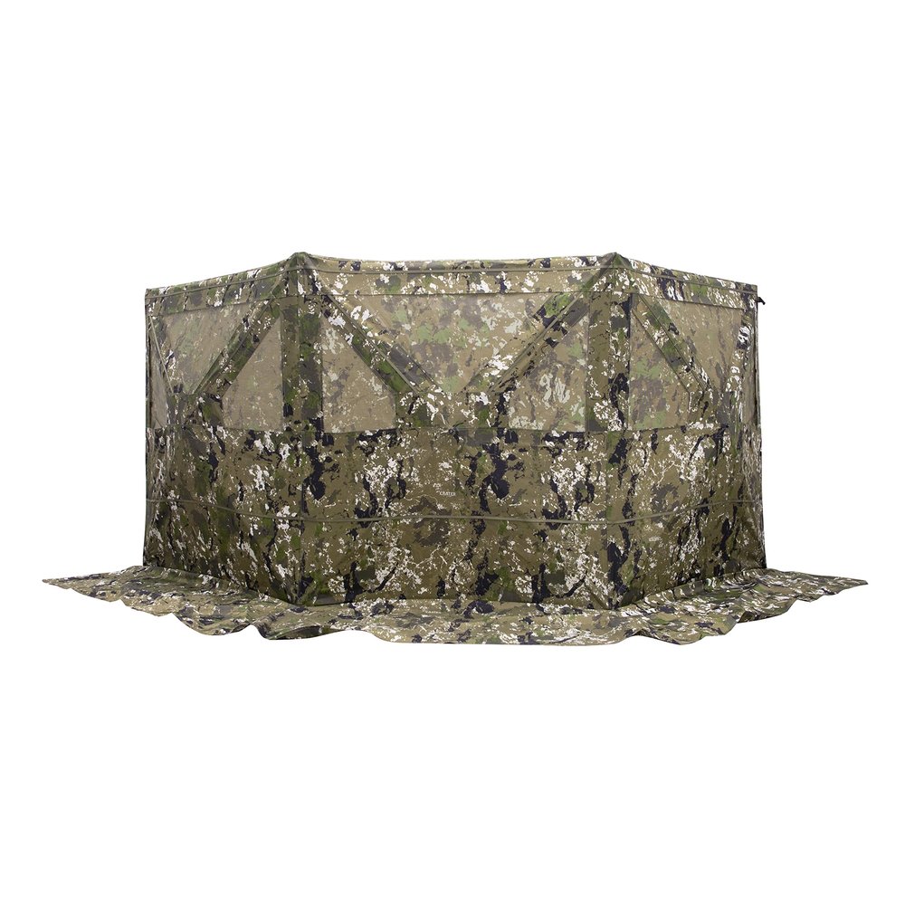Barronett Blinds Face-Off, Adjustable Panel Blind, Ultra-Portable Concealment, Adjustable Height, 1-Way Fabric, 1-2 Person, Crater Thrive, FA101CT