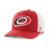 '47 Carolina Hurricans Mens Womens Trucker Adjustable Snapback Red Hat with Team Color Logo view 1