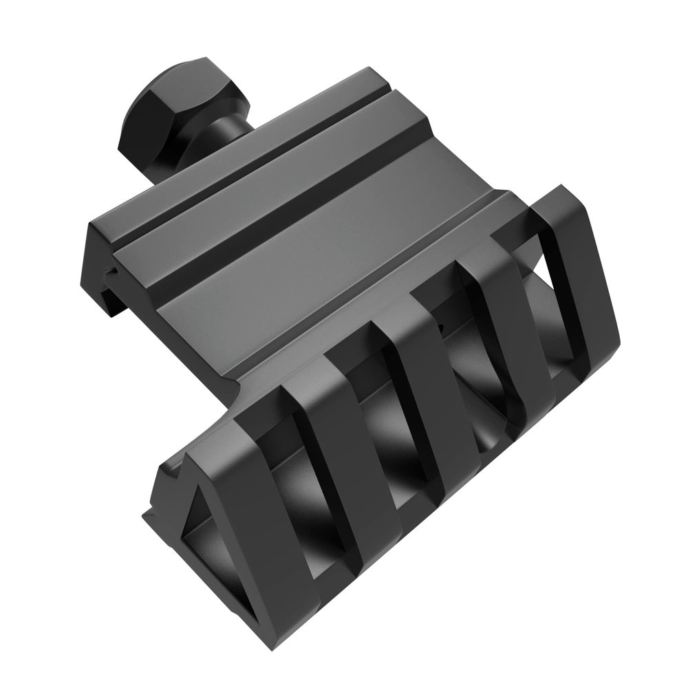 Eastern Tactical Supply 45 Degree Picatinny Offset Mount 4 Slots Picatinny Rail Mounts for Flashlight Laser Sights Optics (Black
