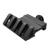 Eastern Tactical Supply 45 Degree Picatinny Offset Mount 4 Slots Picatinny Rail Mounts for Flashlight Laser Sights Optics (Black view 4