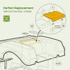 10L0L Golf Cart Access Panel Cover Replacement, Compatible with Club Car DS 1993-2002 Gas & Electric Models, Replaces OEM#1013032 1015829-02, Durable & Easy to Install view 4