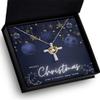 Cross Dancing Necklace Cross Necklace Jewelry Gifts for Women Daughter Granddaughter Best Friend Sister God Daughter Mother for Birthday Christma view 1