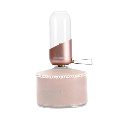 Fire Maple Orange Camping Light, Propane LampGas Lantern, Glass Lampshade & Windproof, NO Mantles Needed, Brightness Adjustable, Heating, Camping Atmosphere &Bright Flames