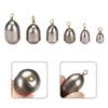 20 PCS Fishing Sinker Designed in Water Drops Shape Ferroalloy Fishing Sinker Set Fishing Sinker Set Fishing Sinker Set with 360 Degree Rotation Swivel view 3