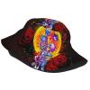 Skull Skeleton with Flower Bucket Hat Skull Beach Sun Hat Fishing Hat for Men Women Outdoor Travel Hiking Beach Caps view 2