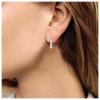 Andelaisi Boho Crystal Bar Earrings Silver Rhinestone Bar Studs Earrings Vintage Crystal Tiny Rectangle Earrings Geometric Cz Bar Earrings Jewelry for Women view 2