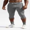 Epic Adult 3/4 Length Compression Tights Or Leggings Grey M view 2