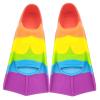 Swimming Training Fins,Kids Swim Fins,Comfortable Swimming Flippers Suitable for Children,Beginners,Girls,Boys,Adults (L, 2C-Red) view 2