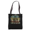 52nd Birthday Vintage 52 Year Old Est 1971 Limited Edition Tote Bag view 1