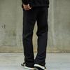 Men's Stylish Loose Fit Pant Baggy Straight Leg Casual Suit Pant Lightweight Business Comfort Trouser (Black,Large) view 4