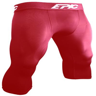 Epic Youth 3/4 Length Compression Tights Or Leggings Red S
