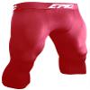 Epic Youth 3/4 Length Compression Tights Or Leggings Red S view 1