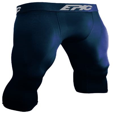 Epic Adult 3/4 Length Compression Tights Or Leggings Blue M