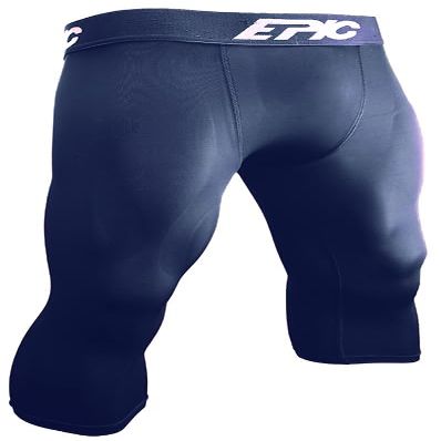 Epic Youth 3/4 Length Compression Tights Or Leggings Blue S