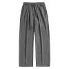 Maiyifu-GJ Men's Loose Fit Dress Pant Classic Casual Wide Leg Suit Pant Solid Color Lightweight Business Trousers Streetwear (Dark Grey,XX-Large) view 1