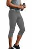 Epic Youth 3/4 Length Compression Tights Or Leggings Grey M view 3