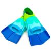 Swimming Training Fins,Kids Swim Fins,Comfortable Swimming Flippers Suitable for Children,Beginners,Girls,Boys,Adults (L, 2C-DarkGreen) view 1