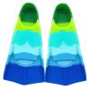 Swimming Training Fins,Kids Swim Fins,Comfortable Swimming Flippers Suitable for Children,Beginners,Girls,Boys,Adults (L, 2C-DarkGreen) view 2