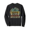 90th Birthday Vintage 90 Year Old Est 1933 Limited Edition Sweatshirt view 1