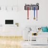 Sinseike Personalized Medal Hanger Holder Display Wall Rack,Custom Name Sports Themed Ribbon Holder (Personalized) view 4