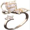 Ring,Open Butterfly Ring Female Fashion Simple and Compact Design Index Finger Ring Personality Temperament Elegant Ring view 1