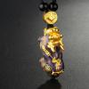 AHAFEI Fashion Charm Gold Plated Dragon Pendant Necklace Personality Feng Shui Lucky Fortune God Beast Dragon Head Jewelry Accessories 1Pcs (Color : XL676-rope Chain) view 4