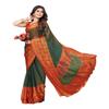 IMTRA FASHION Indian Ethnic Chiffon Woven Saree with Unstitched Blouse Piece-Green view 2