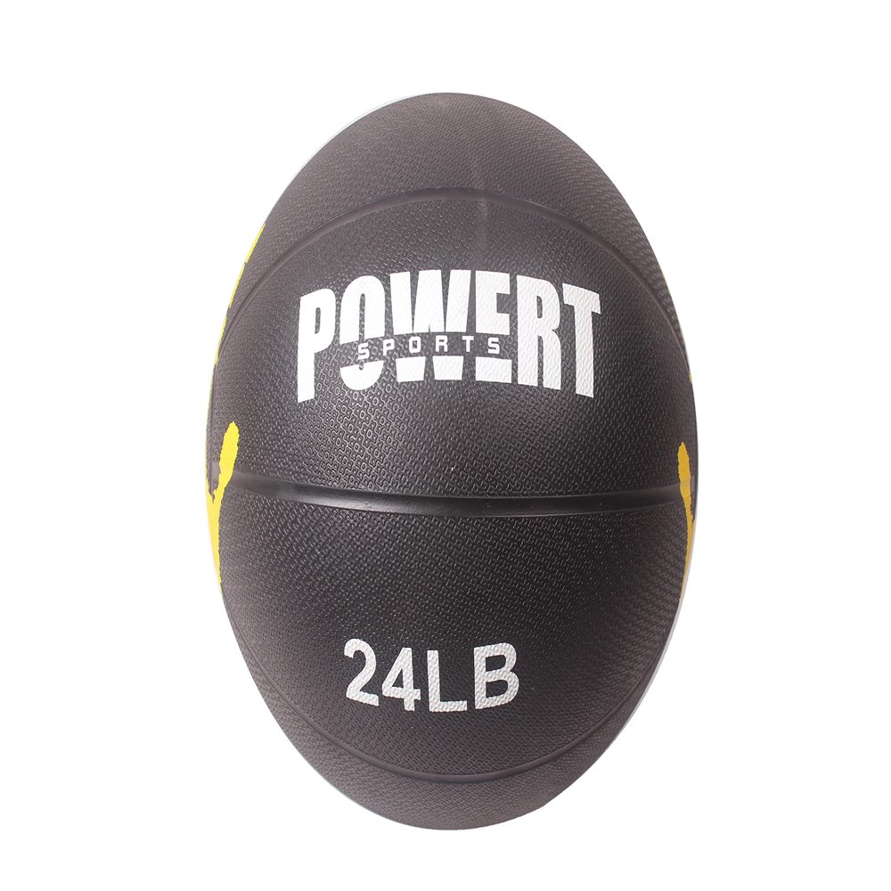 POWERT Medicine Ball Weighted Ball for HIIT Workout, Cardio Fitness Exercise & Physical Therapy (G-24 lbs)