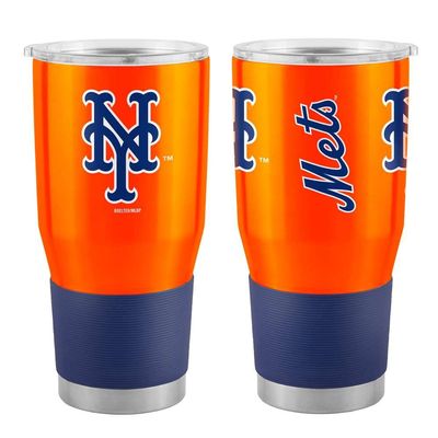 Boelter Brands Licensed MLB Alternate Style Stainless Steel Double Wall Vacuum Insulated Game Day Ultra 30oz Travel Tumbler (New York Mets)