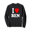 I Heart (Love) Ben Cute Matching Couple Spouse Sweatshirt view 1