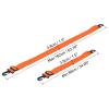 PATIKIL Ski Boot Carrier Strap, Snowboard Boots Carrying Strap Adjustable Shoulder Sling for Ski Boots, Orange view 2