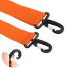 PATIKIL Ski Boot Carrier Strap, Snowboard Boots Carrying Strap Adjustable Shoulder Sling for Ski Boots, Orange view 4