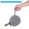 PATIKIL Ping Pong Paddle Case, 2 Pack Table Tennis Racket Case Half Soft Cover Container Bag for Sports Accessories, Grey view 4