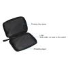 PATIKIL 10.6" x 7" Ping Pong Paddle Case, 2 Pack Table Tennis Racket Case Soft Cover Container Bag for Sports Accessories, Black view 3