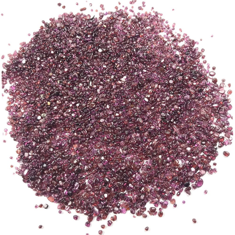 100g Red Garnet Quartz Crystal Polished Stone Rock Gravel Gem Chips Crushed Stone Specimen Gemstone Minerals